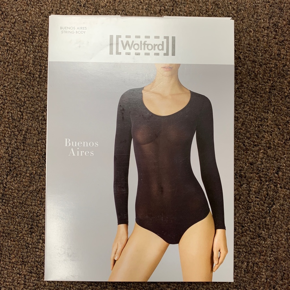 NWT WOLFORD Buenos Aires Thong String Bodysuit